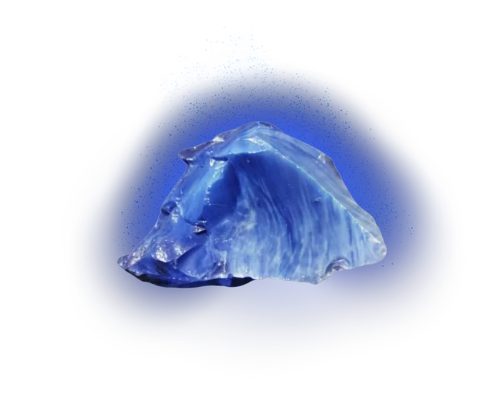 A rough piece of Swedish blue stone from Bergslagen